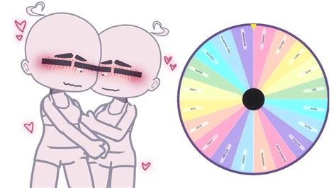 Download for free to: Spin the <b>wheel</b> to randomly choose from these options: Make you OC fancy, Genderbend your OC, Make your OC only one color, Cosplay as a Anime character, Put your OC in a cute outfit, Edit your OC, Make your OC have pets, Do the 20 day OC challenge!. . Gacha wheel couple